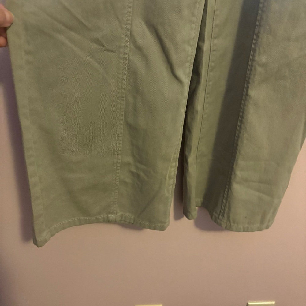 ❤️SO NWT Olive High Rise Wide Leg Pants High-Waisted - Picture 2 of 7